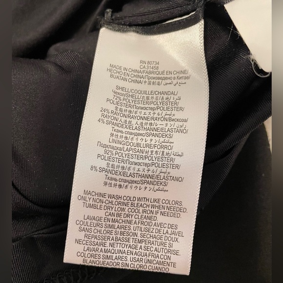 BCBG Black Cocktail Dress size M - Picture 14 of 14